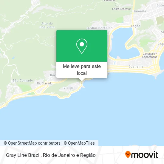 Gray Line Brazil mapa