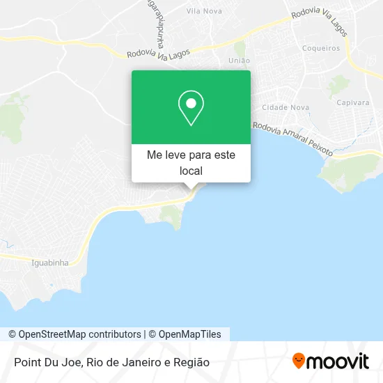 Point Du Joe mapa