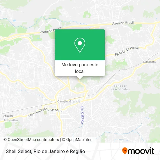 Shell Select mapa
