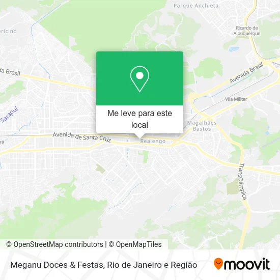 Meganu Doces & Festas mapa