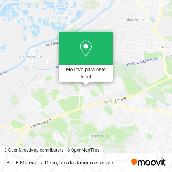 Bar E Mercearia Didiu mapa