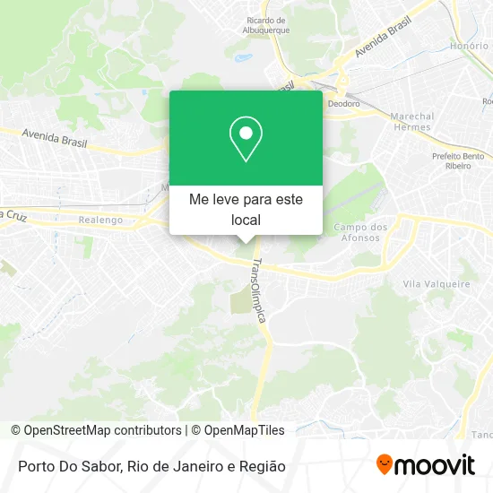 Porto Do Sabor mapa