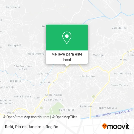 Refit mapa