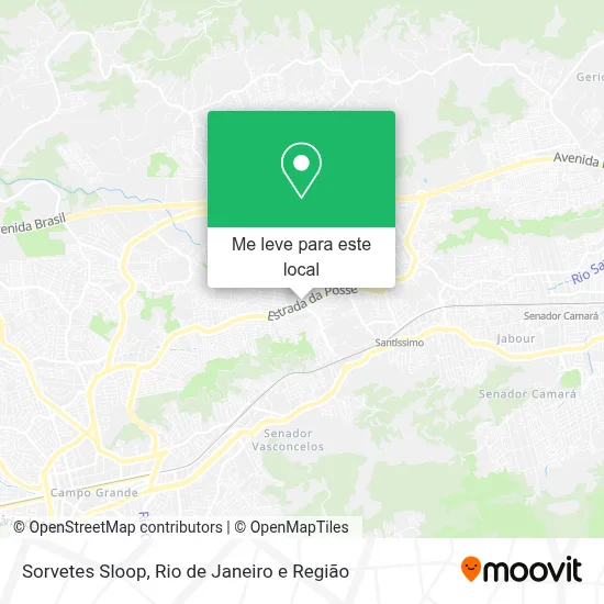 Sorvetes Sloop mapa