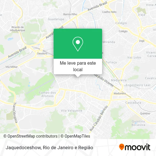Jaquedoceshow mapa