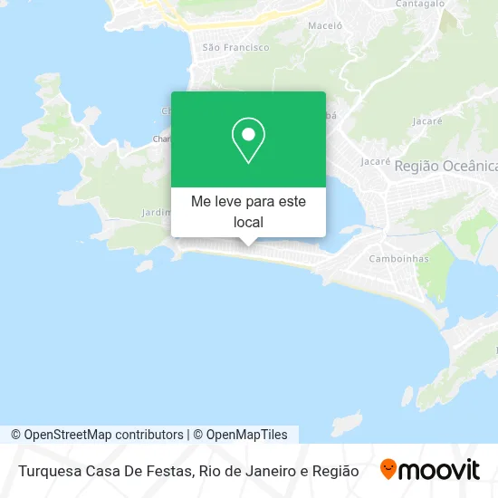 Turquesa Casa De Festas mapa