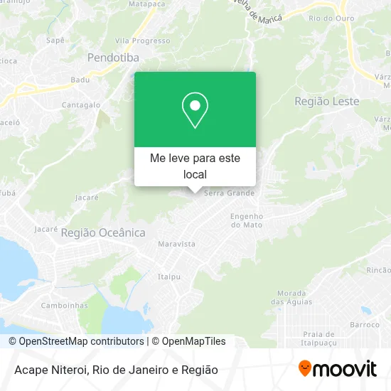 Acape Niteroi mapa