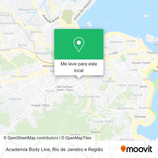 Academia Body Line mapa