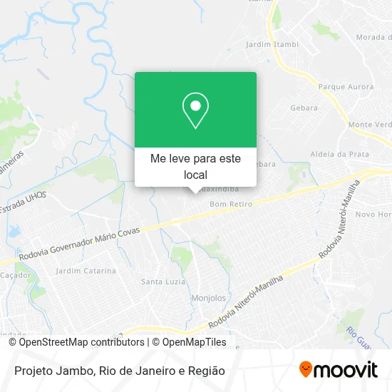 Projeto Jambo mapa