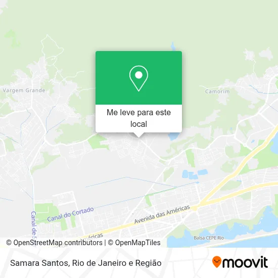 Samara Santos mapa