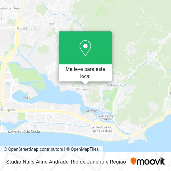 Studio Nails Aline Andrade mapa