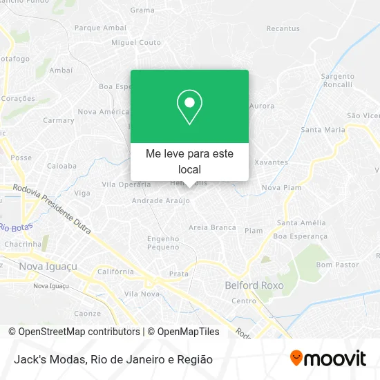 Jack's Modas mapa