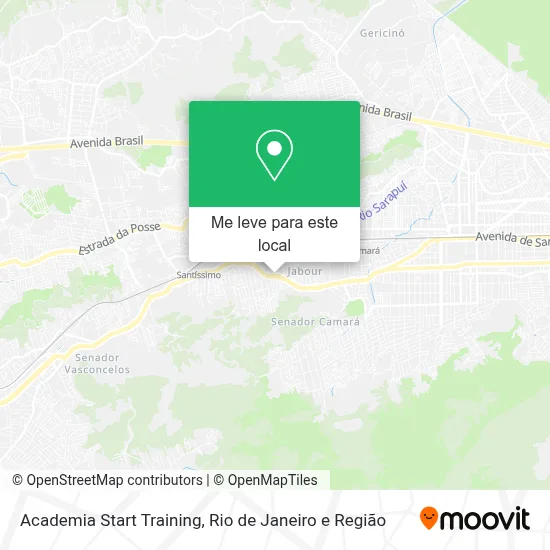 Academia Start Training mapa