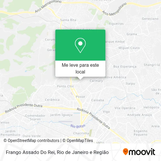 Frango Assado Do Rei mapa
