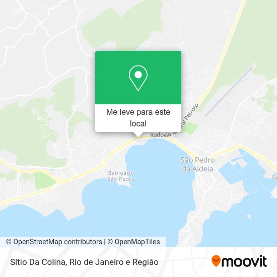 Sítio Da Colina mapa