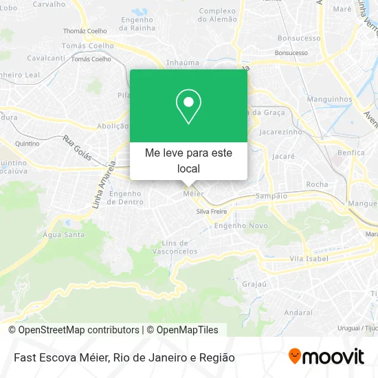 Fast Escova Méier mapa