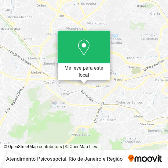 Atendimento Psicossocial mapa