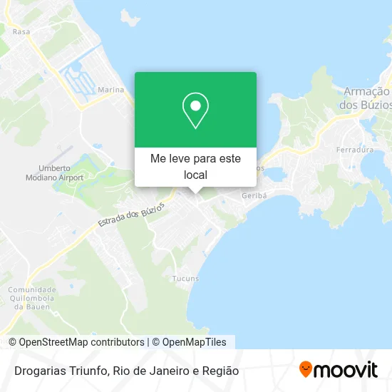 Drogarias Triunfo mapa