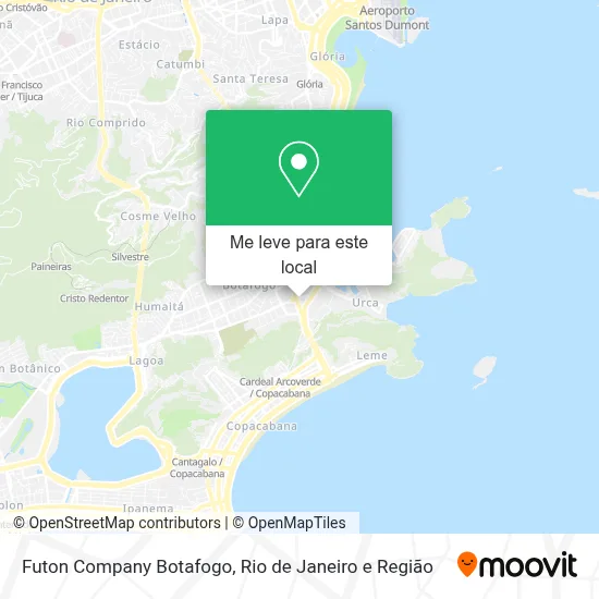 Futon Company Botafogo mapa