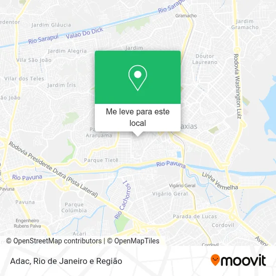 Adac mapa