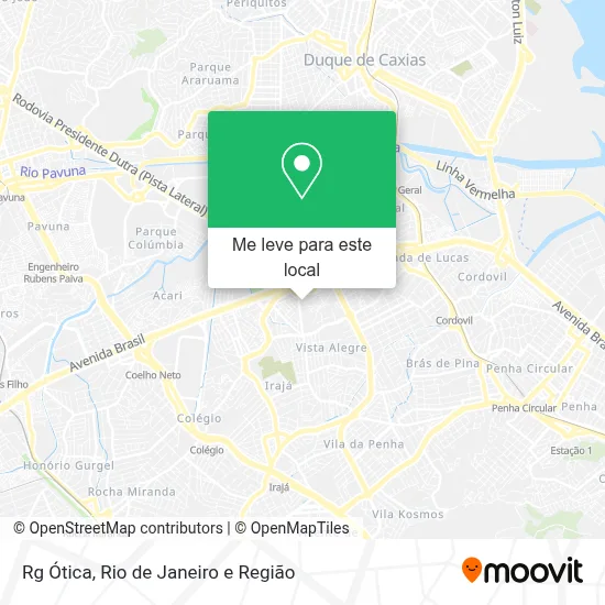 Rg Ótica mapa