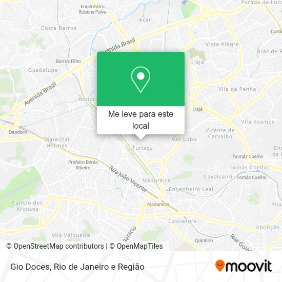 Gio Doces mapa