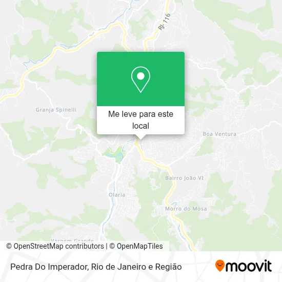Pedra Do Imperador mapa