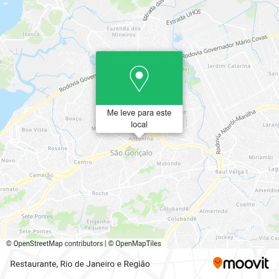 Restaurante mapa