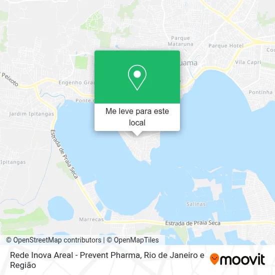 Rede Inova Areal - Prevent Pharma mapa