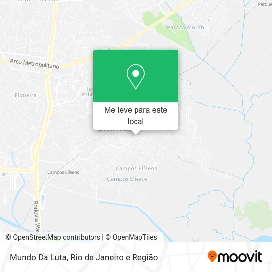 Mundo Da Luta mapa