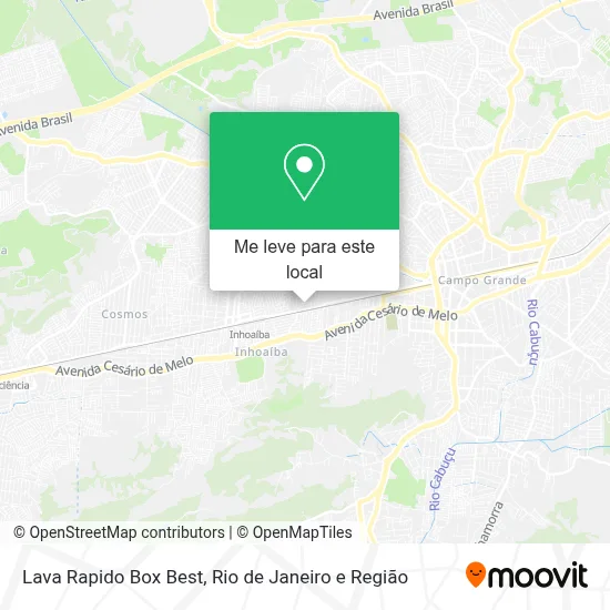 Lava Rapido Box Best mapa