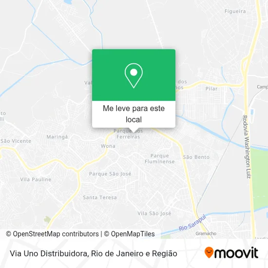 Via Uno Distribuidora mapa