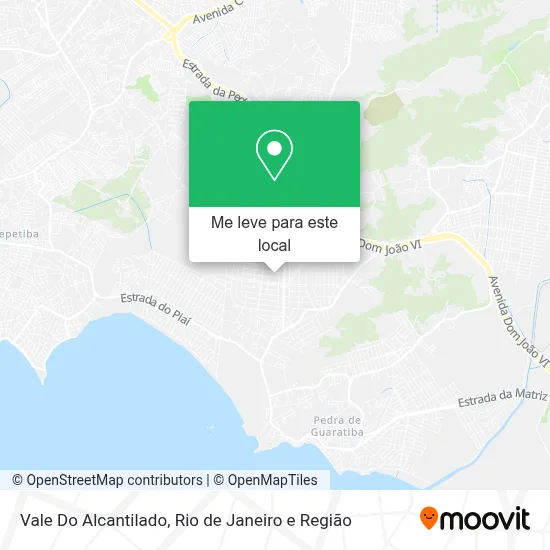 Vale Do Alcantilado mapa