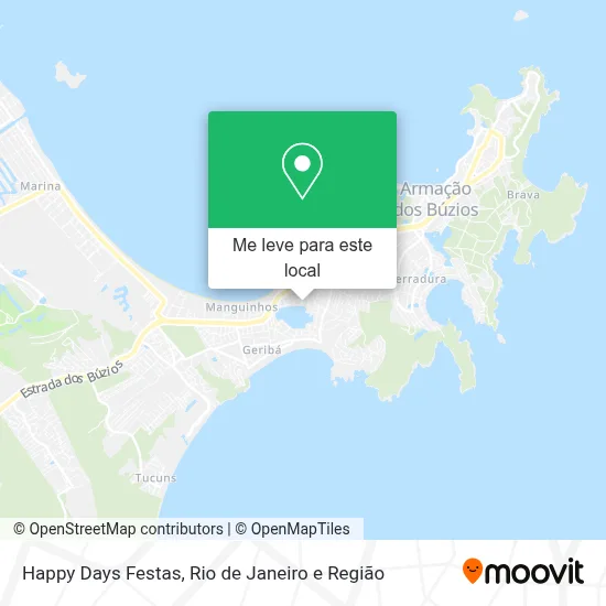 Happy Days Festas mapa