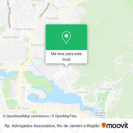 Rp. Advogados Associados mapa