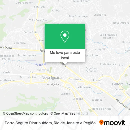 Porto Seguro Distribuidora mapa