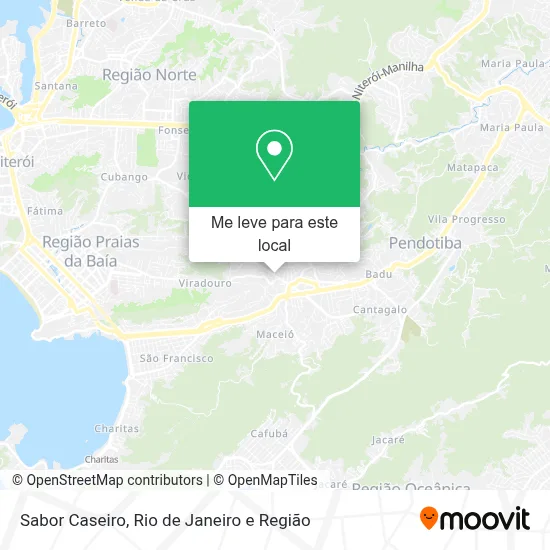 Sabor Caseiro mapa