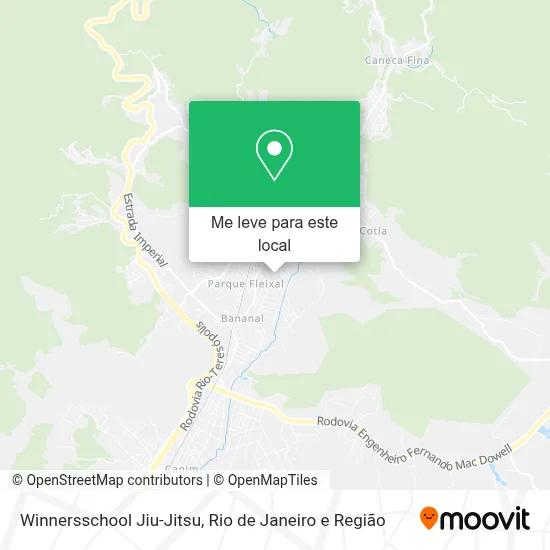 Winnersschool Jiu-Jitsu mapa