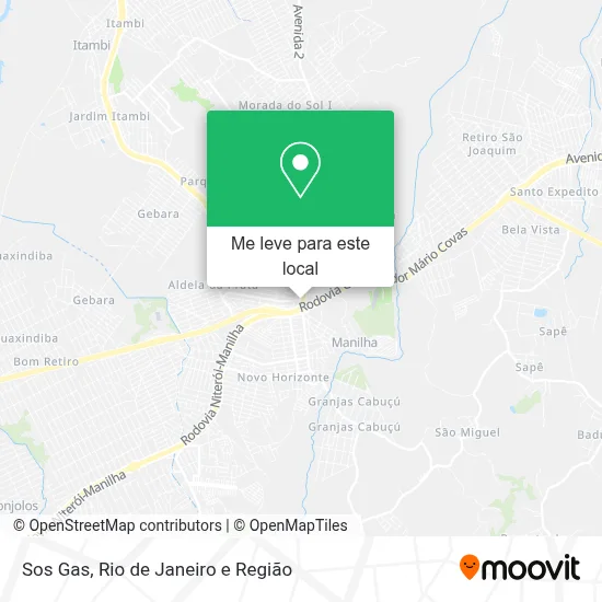 Sos Gas mapa