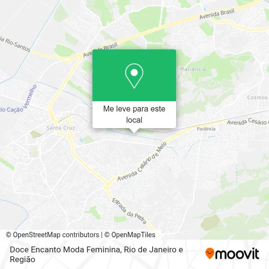 Doce Encanto Moda Feminina mapa