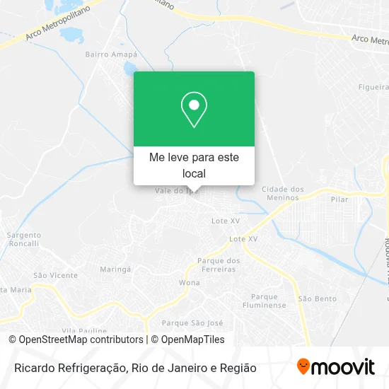 Ricardo Refrigeração mapa