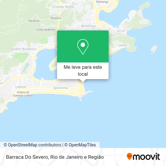 Barraca Do Severo mapa