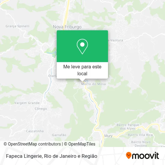 Fapeca Lingerie mapa