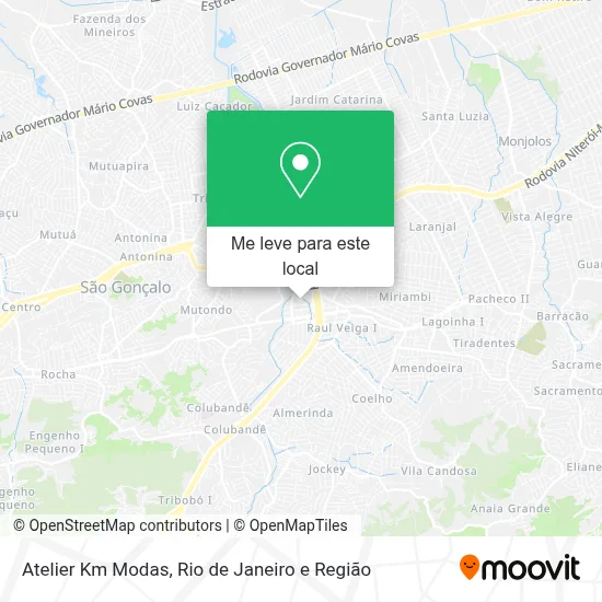 Atelier Km Modas mapa