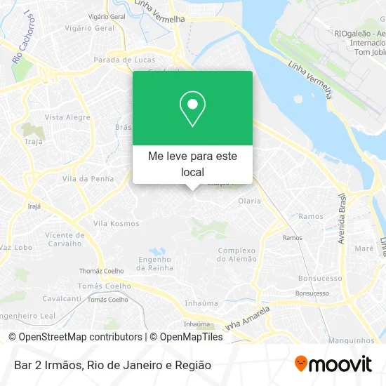 Bar 2 Irmãos mapa