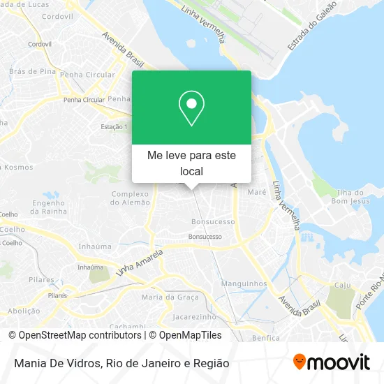 Mania De Vidros mapa