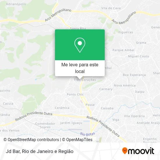 Jd Bar mapa