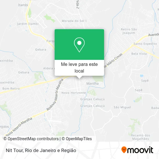 Nit Tour mapa