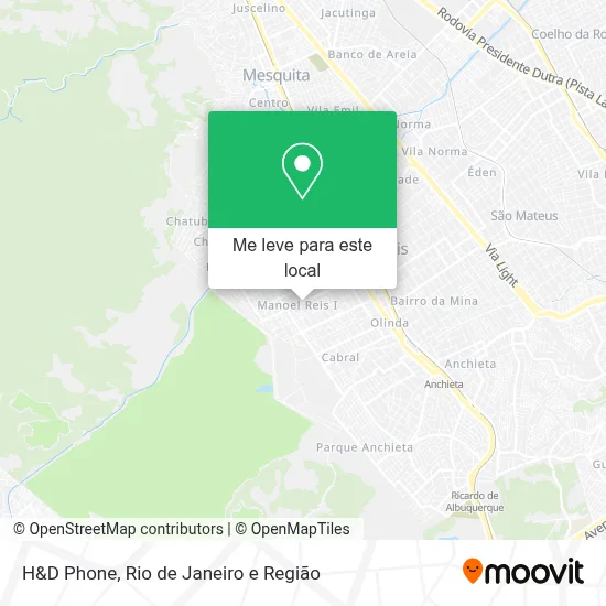 H&D Phone mapa