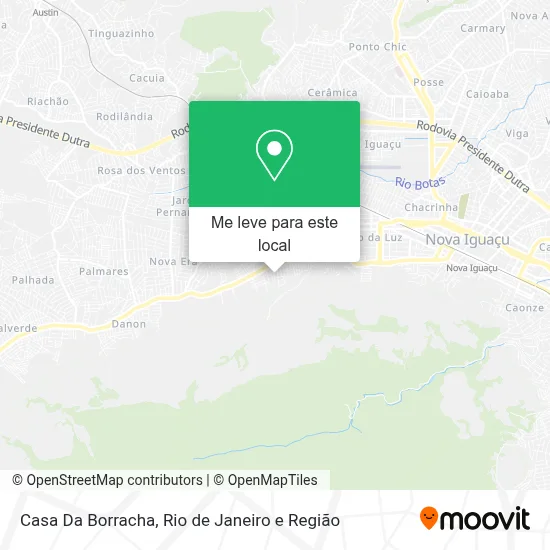 Casa Da Borracha mapa